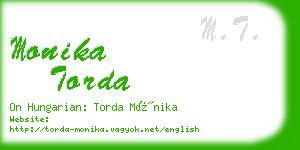 monika torda business card